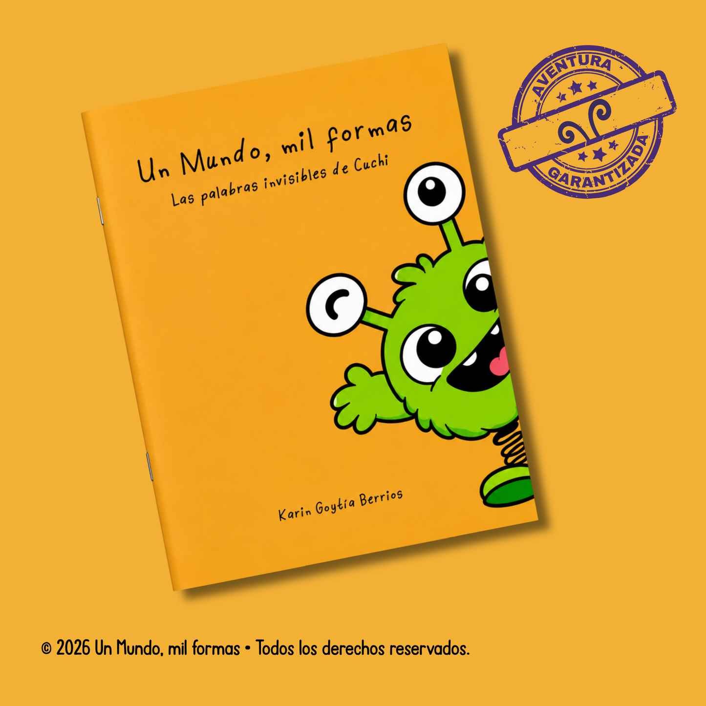 Un Mundo, mil formas: Las palabras invisibles de Cuchi (2do. cuento) | Carpeta blanda
