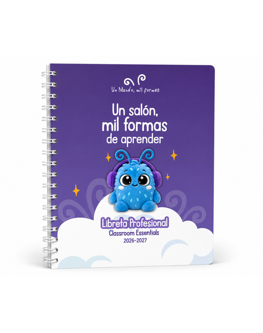 Libreta Profesional (5 clases-5 grupos) Un Mundo, mil formas 26-27