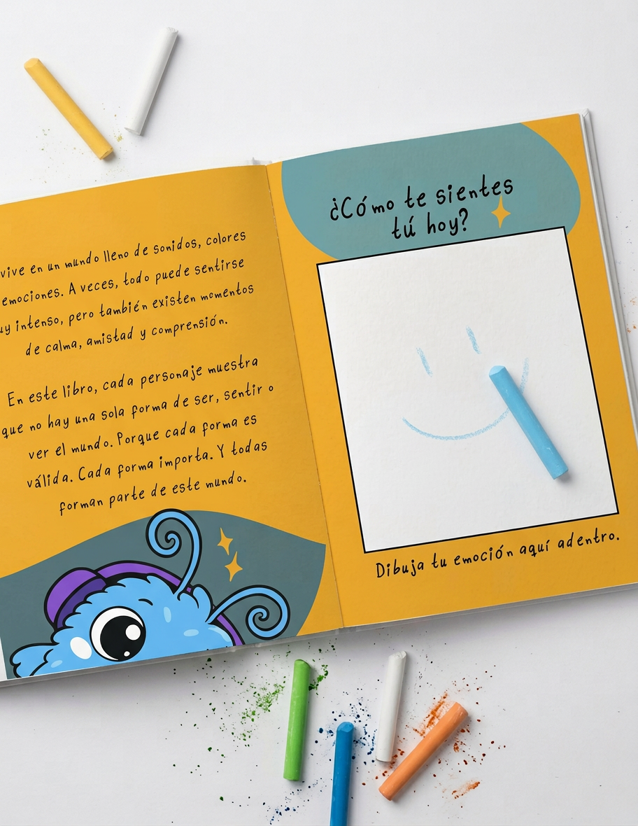 Peluche de Blu + Primer cuento de la serie