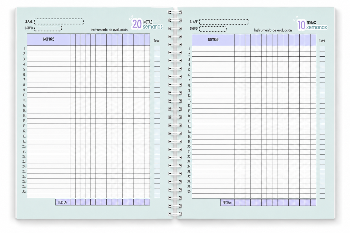 Libreta Profesional (5 clases-5 grupos) Un Mundo, mil formas 26-27