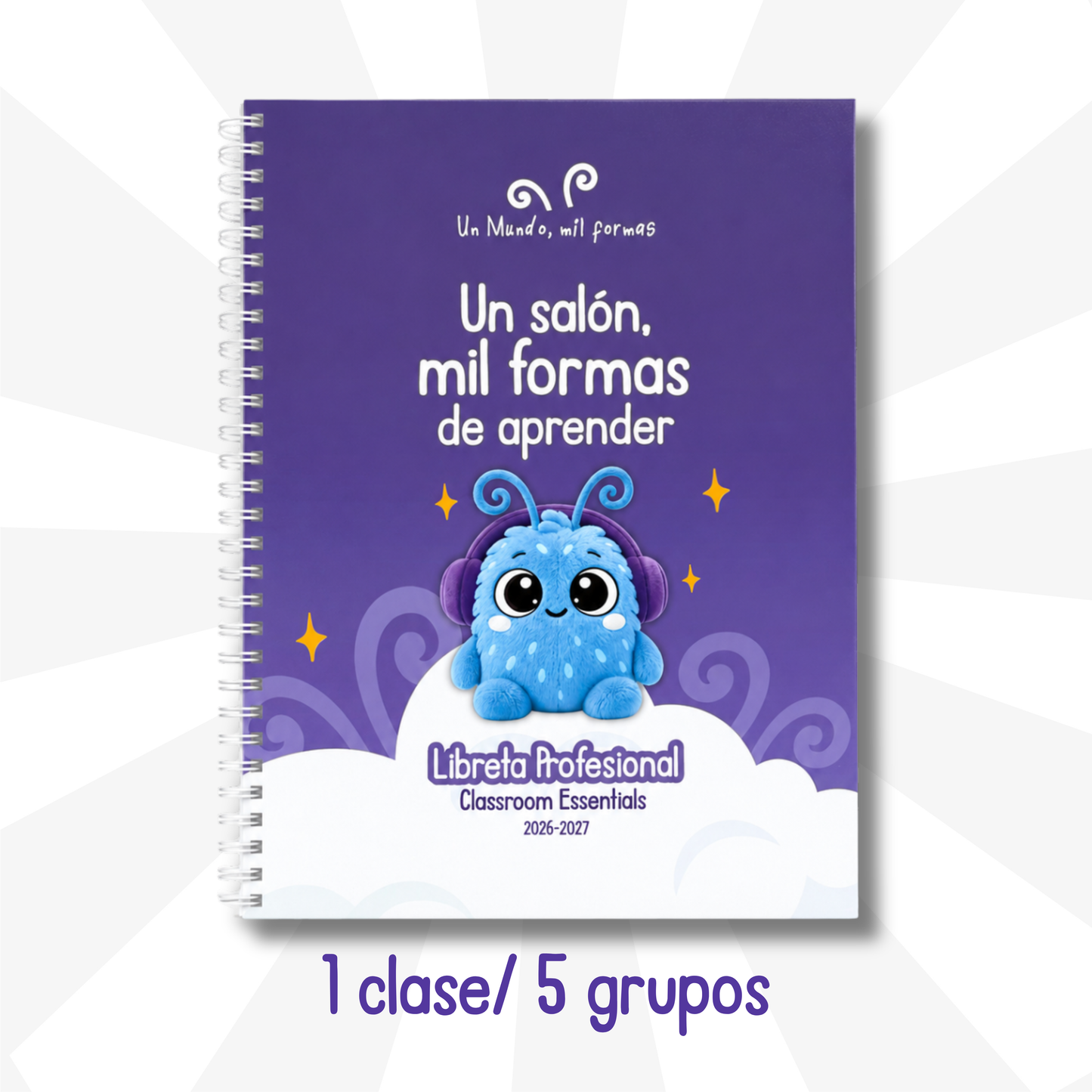 Agenda Profesional (5 grupos- 1 clase) Un Mundo, mil formas - 2026-2027